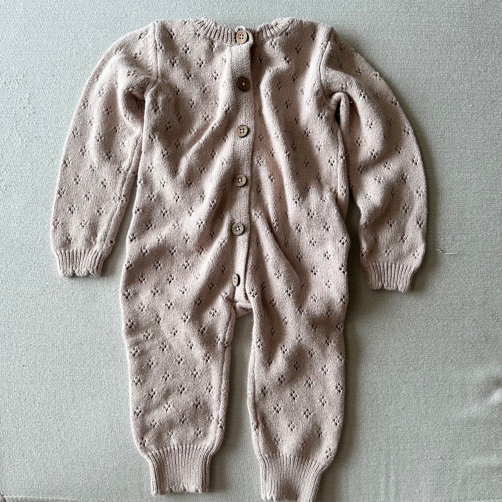 Jamie Kay Emily knitted one piece - Ballet Pink Marle
